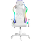 deltaco GAM-080 RGB Gaming Chair weiß