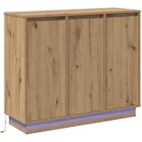vidaXL Artisan-Eiche 90 x 32 x 75 cm braun