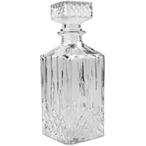 Alpina Klassische Glaskaraffe für Whisky, Cognac, Likör - Whiskykaraffe - Whiskyflasche - ca. 800 ml