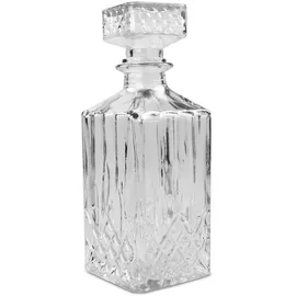 Alpina Klassische Glaskaraffe für Whisky, Cognac, Likör - Whiskykaraffe - Whiskyflasche - ca. 800 ml