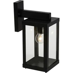 BRILLIANT GAIA Wandleuchte 35,5 cm Metall / Glas Schwarz, 44482/06