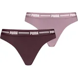 stichd b.v. PUMA Damen, String 2er Pack - pink