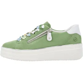 REMONTE Damen D1C06 Sneaker Low, Grün, 41 EU