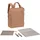 Lässig Wickeltasche Green Label Conversion Backpack Almond