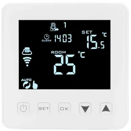 casativo-power WLAN-Thermostat Unterputz für Fussbodenheizung 1 St. Weiß