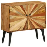 vidaXL Sideboard Massivholz Mango 85x30x75 cm