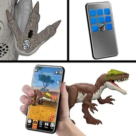 Mattel Jurassic World Rebirth Power Devour Tyrannosaurus Rex Spielfigur