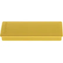 Magnetoplan Rechteckmagnet, 10 Stück, gelb