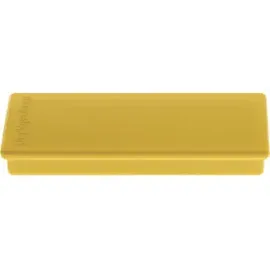 Magnetoplan Rechteckmagnet, 10 Stück, gelb