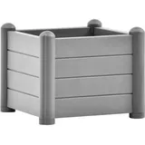 furnicato Hochbeet Elegantes 43 x 43 x 35 cm Grau