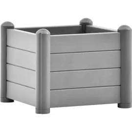 furnicato Hochbeet Elegantes 43 x 43 x 35 cm Grau