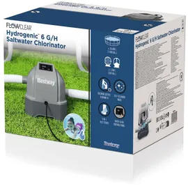 BESTWAY Flowclear Salzwasser-Chlorinator Hydrogenic 6 g/h