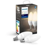 Philips Hue White 5,5W E14 Set 2tlg