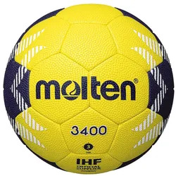 molten H3A3400-YN Handball Trainingsball gelb/blau 3