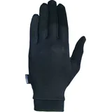 Chiba Seidenhandschuh Größe M, Farbe schwarz,