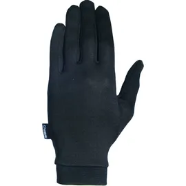 Chiba Seidenhandschuh Größe M, Farbe schwarz,