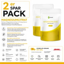 vitamoment Magnesiumcitrat Pulver 250 g 2 Stück