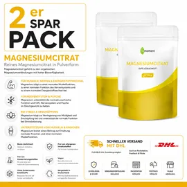 vitamoment Magnesiumcitrat Pulver 250 g 2 Stück