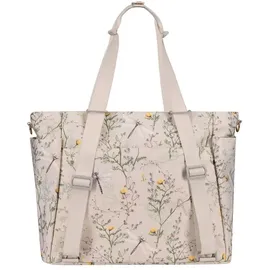 KIKKABOO Wickeltasche Florence Wickelunterlage, Reißverschluss, Flaschentaschen beige