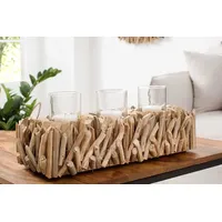 Riess-Ambiente Invicta Windlicht Fossil Treibholz, 50 x 20 x