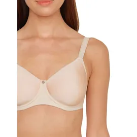 SUSA Spacer BH mit Bügel Catania I Damen-BHS aus atmungsaktivem Spacer Material I Angenehmes Hautgefühl I Cups ohne Naht vorgeformt I Pure beige), Stoff, Obermaterial: 50% Polyamid PA. 30% Polyester PES. 20% Elasthan EL., BHs T-Shirt-BH