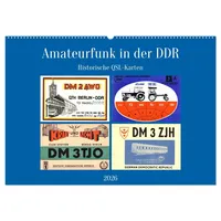 Calvendo Amateurfunk in der DDR - Historische QSL-Karten (Wandkalender