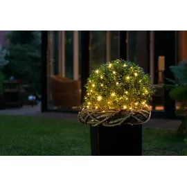 Bonetti LED Lichternetz, 80x80cm, 110 LED, Innen Außen, strombetrieben