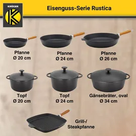Krüger Rustica Bratpfanne 24 cm
