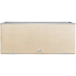 Polyrattan Pflanzgefäß mit Aluminiumrahmen