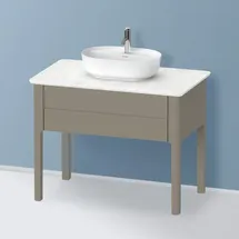 Duravit Waschtischunterschrank 1 Auszug 93,8 x 74,3 x 57 cm Steingrau Seidenmatt