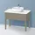 Duravit Waschtischunterschrank 1 Auszug 93,8 x 74,3 x 57 cm Steingrau Seidenmatt