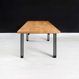 danzz Ausziehtisch 90 x 90 x 90 cm braun