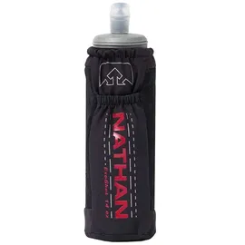 Nathan Exoshot 2 420ml Softflask - Black / Ribbon Red - One Size