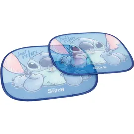 tataway Paar Lilo & Stitch Disney Lilo & Stitch Seitenmarkisen 44x35 cm — Sonnenschutz für Kinder mit Stitch-Grafiken auf fliederfarbenem Hintergrund