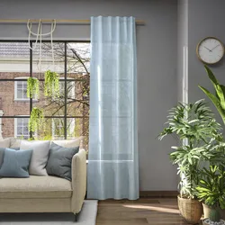 Vorhang NEUTEX FOR YOU "Libre-ECO", blau, B:142cm H:250cm, Jacquard, Polyester, Gardinen, Nachhaltig, nach Maß