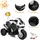 Costway 6V Elektro Motorrad Dreirad schwarz