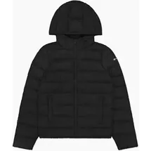Champion Damen Jacke Hooded Polyfilled Jacket, Größe M in Schwarz NBK/NBK