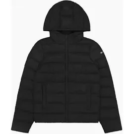 Champion Damen Jacke Hooded Polyfilled Jacket, Größe M in Schwarz NBK/NBK