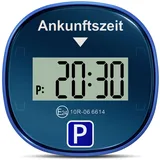 Gooofly Chrono Pro Parkscheibe Elektrisch mit Zulassung, Elektronische Parkscheibe mit Zulassung, Digitale Parkscheibe Auto, Elektrische Parkuhr mit 2 Displays & 3 Zeitmodi (1, Blau)