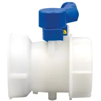 stabilo-sanitär IBC Auslaufventil S100x8 100 mm blau