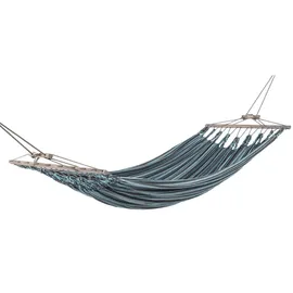 Chico Doppelhängematte 350x190cm Baumwollgewebe grau-türkis