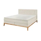 U N O Sports Boxspringbett Westwood ¦ beige ¦ Maße (cm): B: 180 H: 109