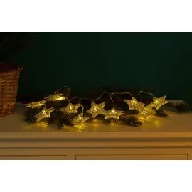 Myflair LED Lichterkette mit Sternen 200 cm Silber
