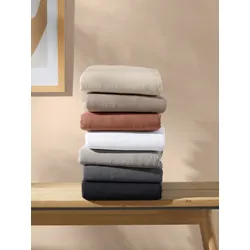 Spannbettlaken "Anisa in Gr. 90x200, 140x200 oder 180x200 cm", schwarz, B:90-100cm L:200cm, Jersey, Obermaterial: 100% Baumwolle, LEGER HOME BY LENA GERCKE, Laken, aus Baumwolle, für Matratzen bis 23 cm Höhe, Bettlaken, Spannbetttuch