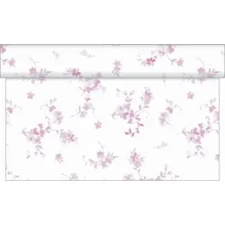 Sovie HOME Tischläufer Bonnie in Beere aus Linclass® Airlaid 40 cm x 4,80 m, 1 Stück - Blumen Frühling zierlich