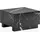 FineBuy MONOBLOC Schwarz MDF 60 x 60 x 35 cm