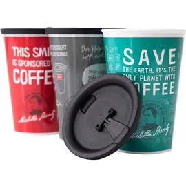 Melitta Prof. Coffee Mehrwegbecher 0,4 l Rot 3 St.