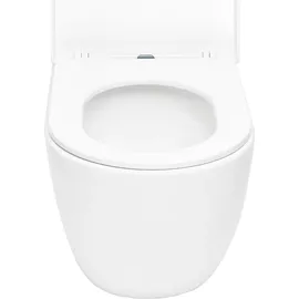 Sat Wand-WC mit WC-Sitz Weiß glänzend