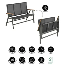 Dehner Colmar 127 x 99 x 61,5 cm Grau