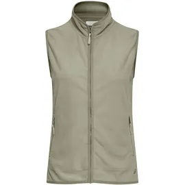 Oxmo Fleeceweste OXMO "Fleeceweste OXRagnara", Damen, Gr. S, grün (seagrass), Obermaterial: 100% Polyester PES., Westen Fleeceweste